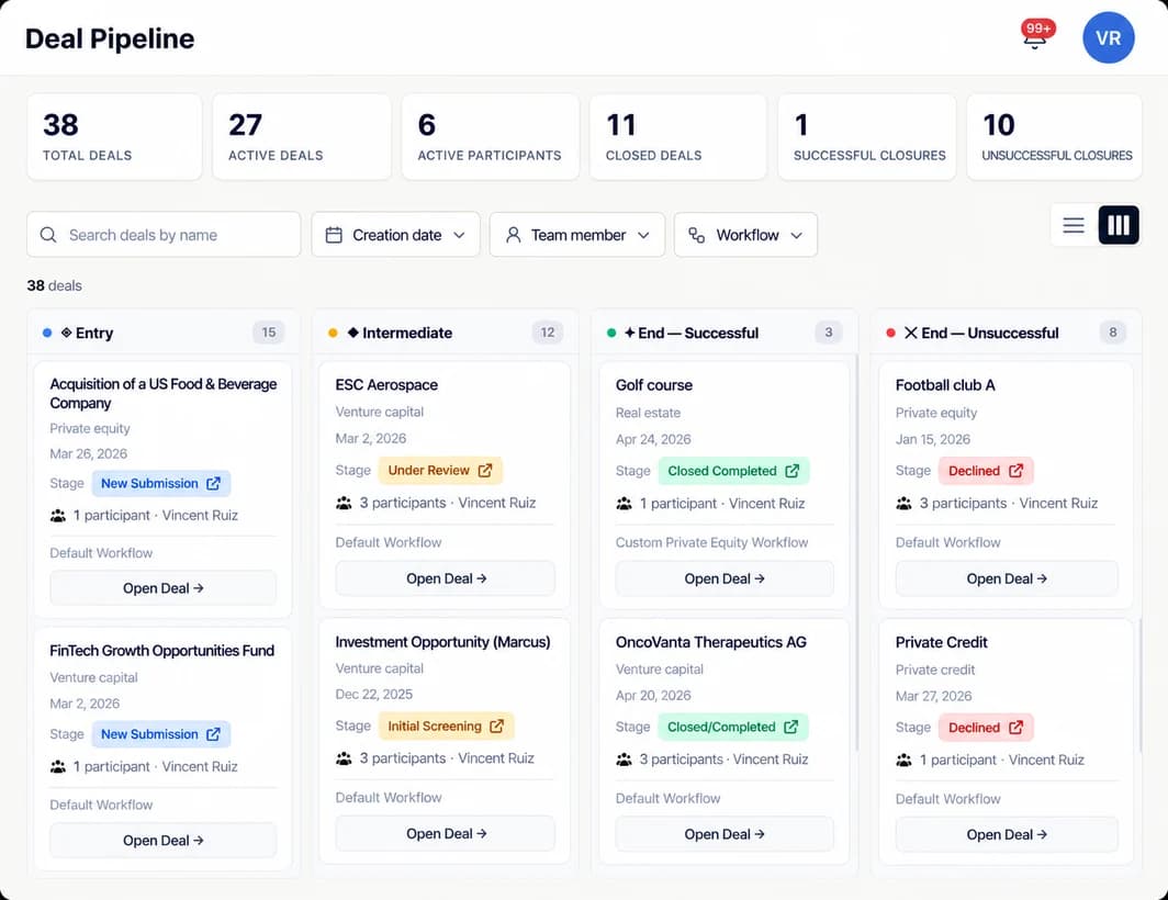 Deal Management preview