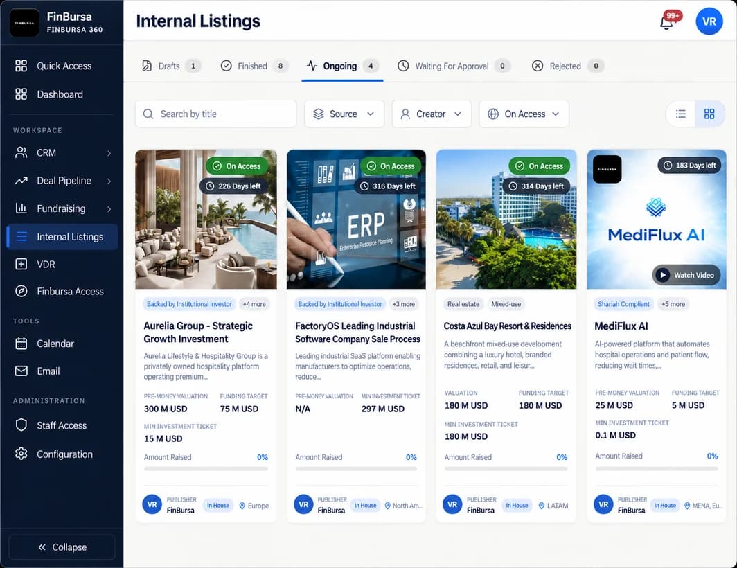 Listing preview